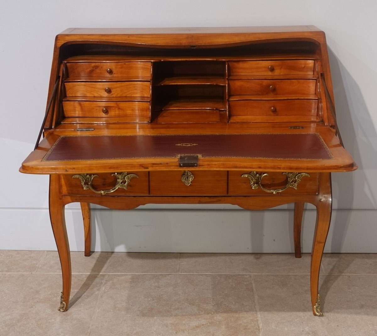 Donkey's Desk Or Louis XV Sloping Desk From The 18th Century-photo-2