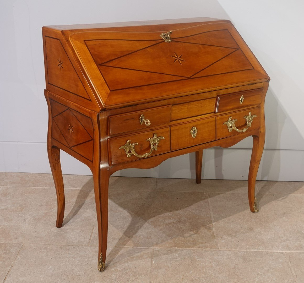 Donkey's Desk Or Louis XV Sloping Desk From The 18th Century