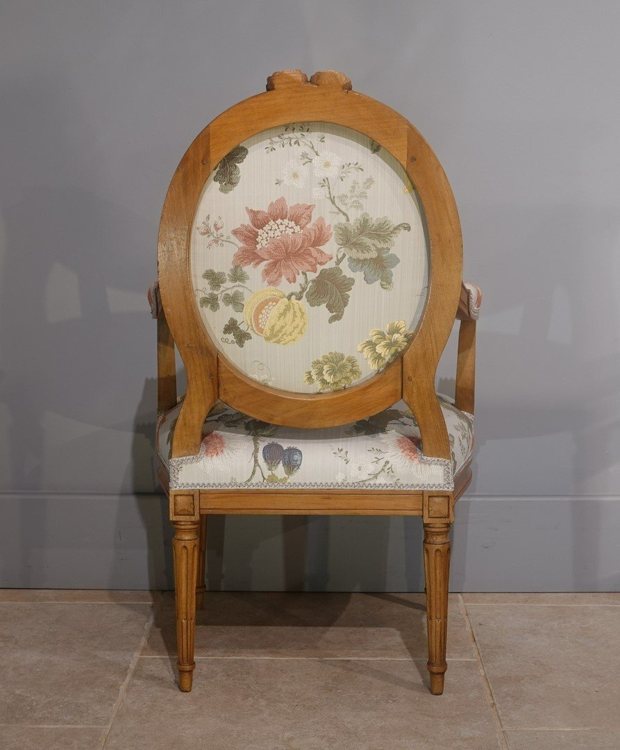 Quatre fauteuils  François  Lapierre à Lyon  - Époque  Louis XVI-photo-6