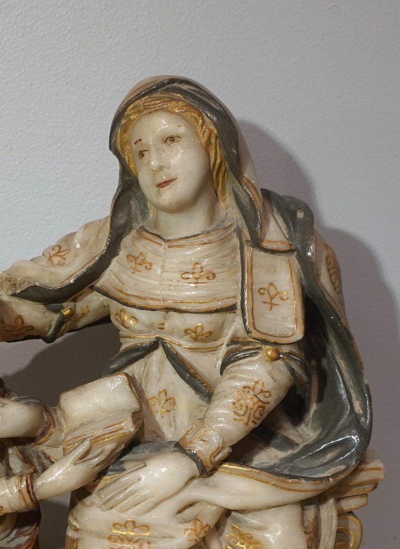 Saint Anne Sculpture, Sicily, Trapani, Late 16th Century-photo-3