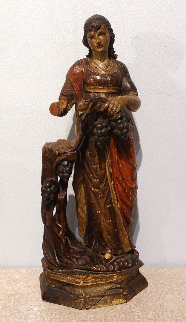 Statuettes Representing The Allegory Of The Four Seasons, 18th Century-photo-2