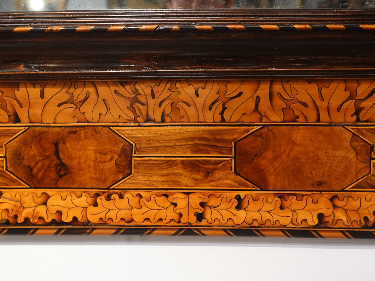 Marquetry Mirror Attributed To Noël Hache – 17th Century-photo-4
