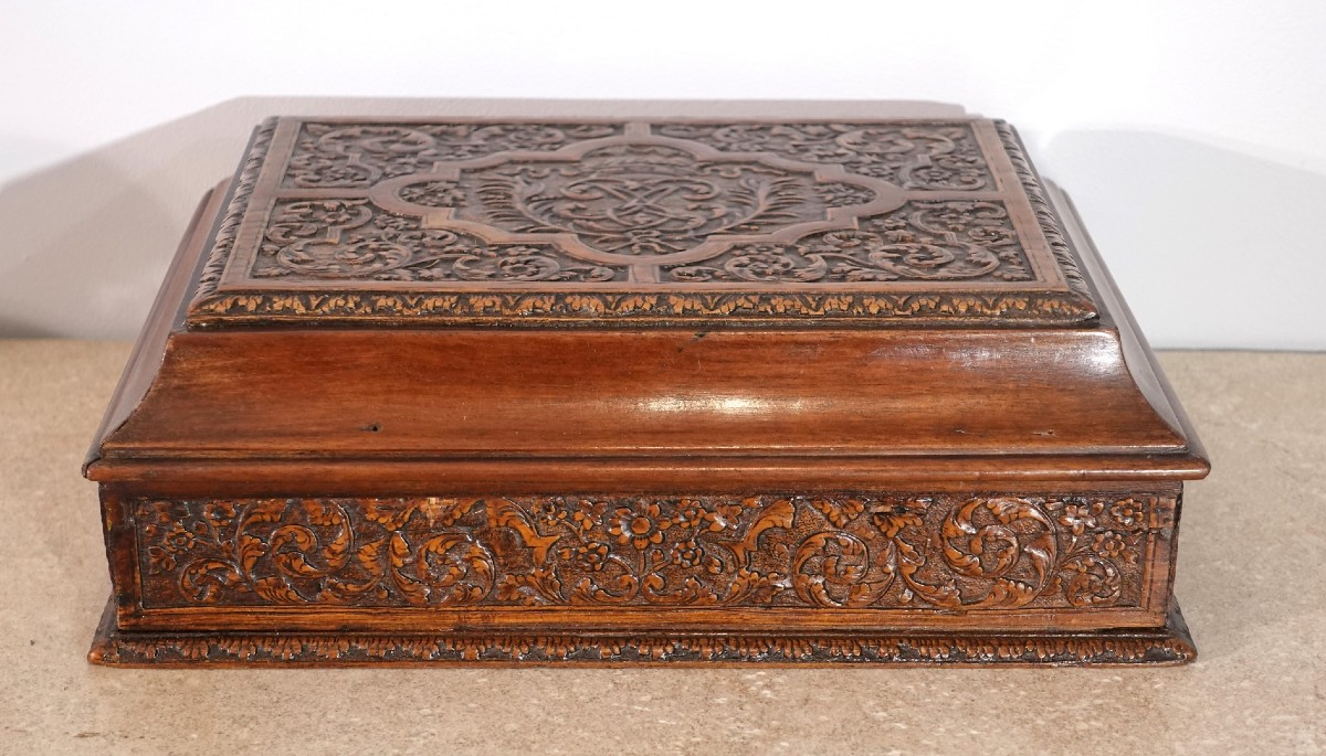 Coffret en bois de Sainte Lucie - Atelier de César Bagard - XVII°