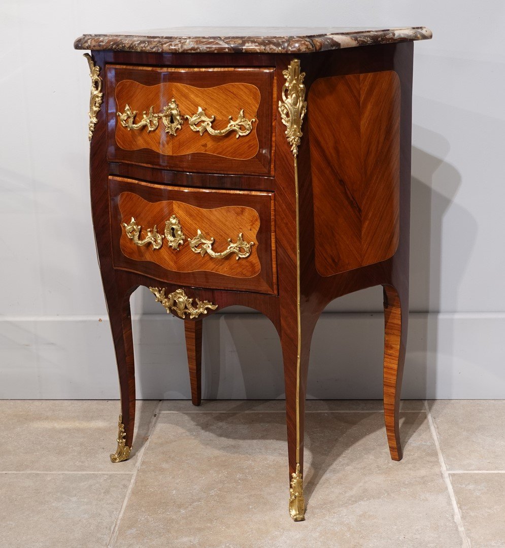 18th-century Commode Stamped Ib Hedouin-photo-3