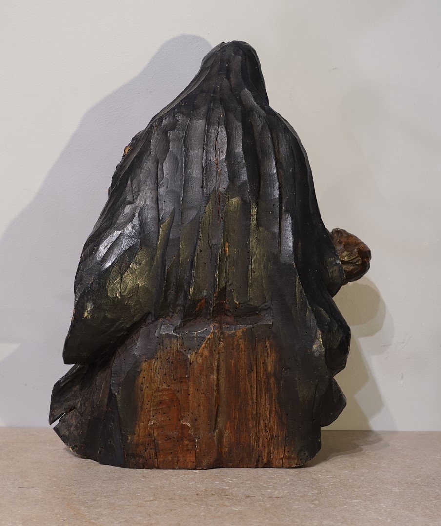 Pietà Or Virgin Of Pity - France - 17th Century-photo-3