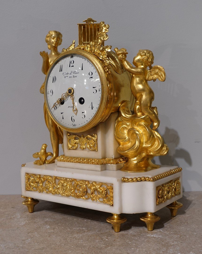 Pendule Louis XVI – Gille l'Ainé à Paris -photo-3