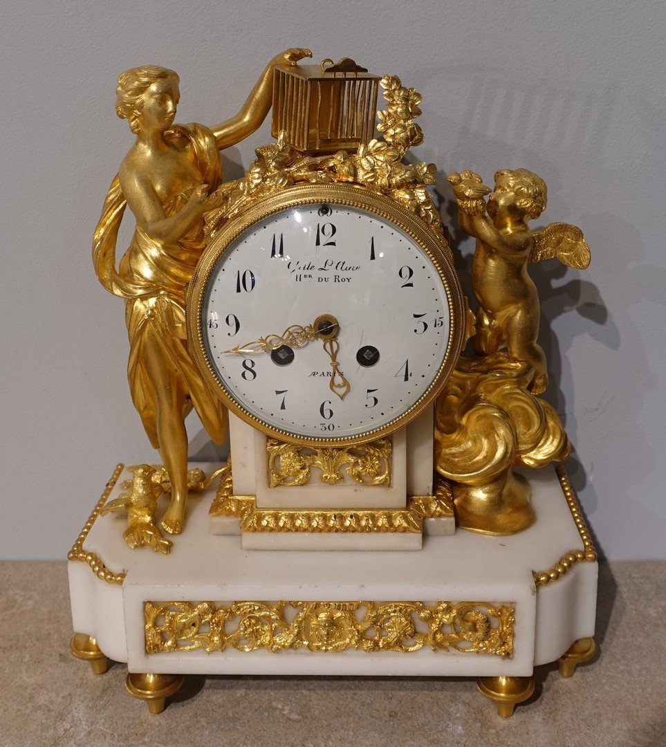 Pendule Louis XVI – Gille l'Ainé à Paris -photo-5