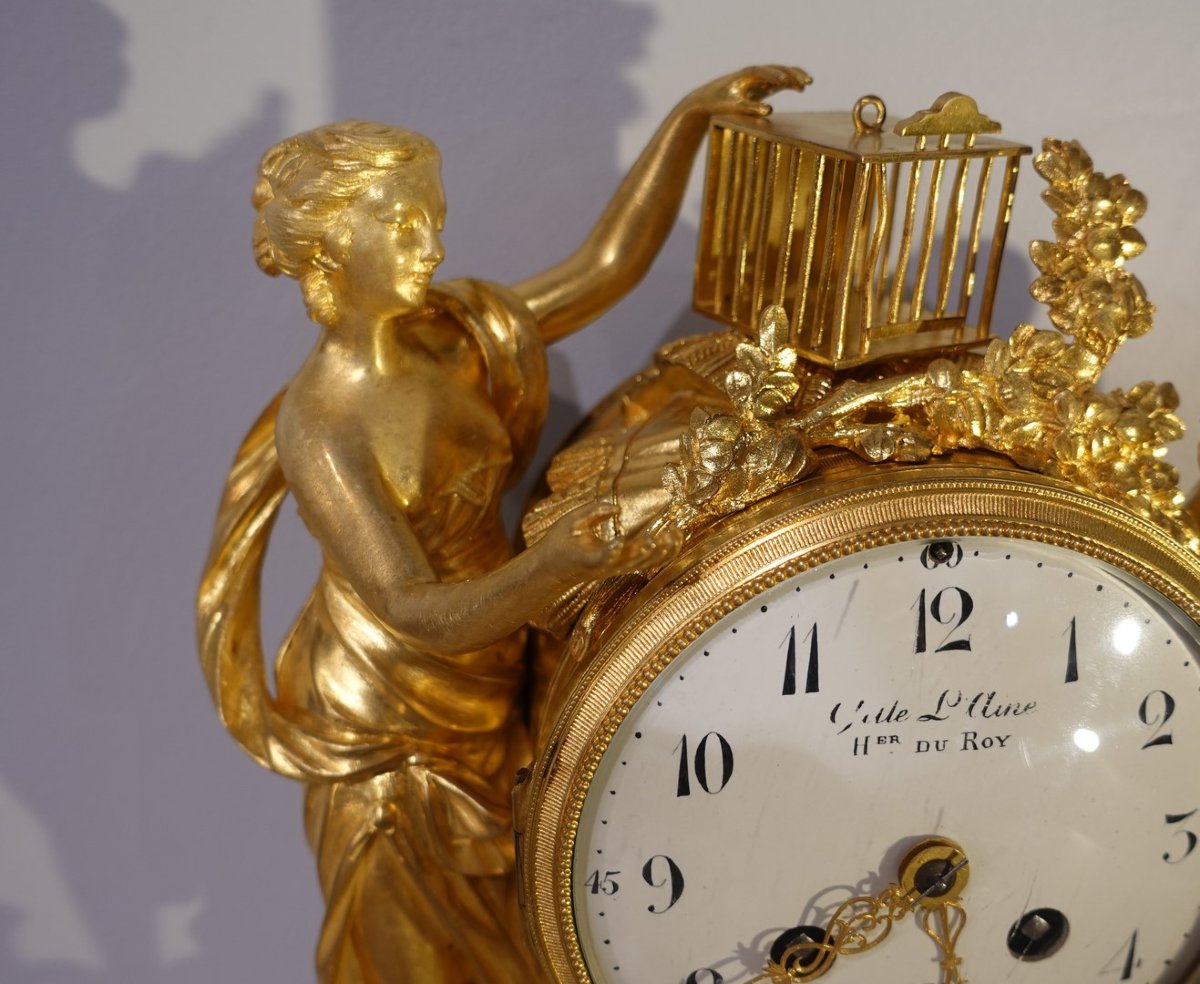 Pendule Louis XVI – Gille l'Ainé à Paris -photo-7