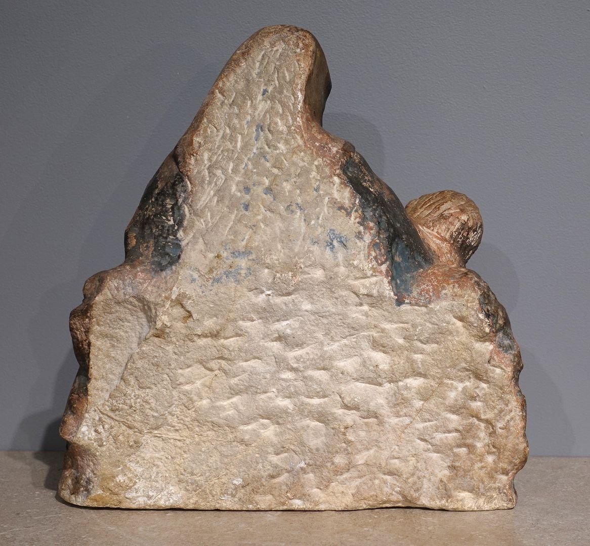 Pietà ou Vierge de Pitié – École Bourguignonne - XV° siècle-photo-5