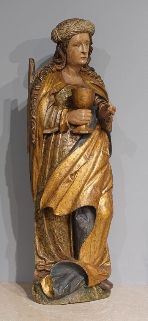 Sculpture Marie-Madeleine – Allemagne du sud - XVI° siècle-photo-3