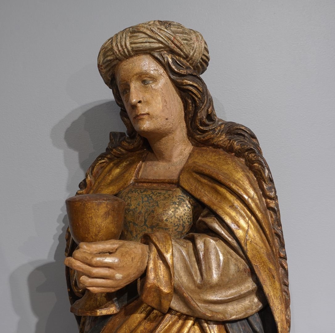 Sculpture Marie-Madeleine – Allemagne du sud - XVI° siècle-photo-2