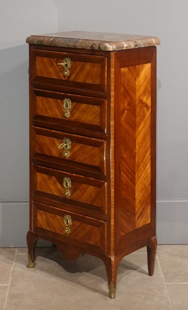 Chiffonnier à cinq tiroirs estampillé J. Schmitz -photo-4