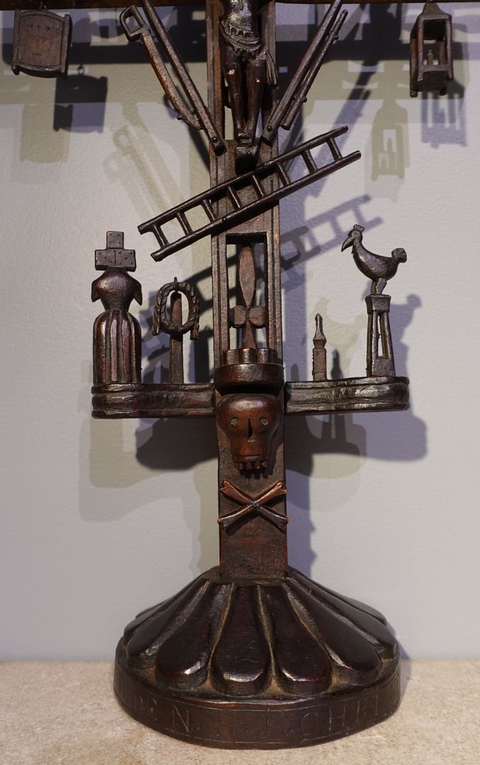 Bargeman’s Cross Featuring The Instruments Of The Passion – Late 19th Century-photo-4
