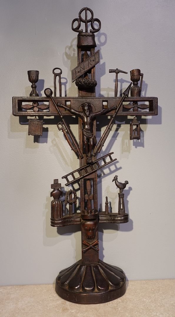 Bargeman’s Cross Featuring The Instruments Of The Passion – Late 19th Century