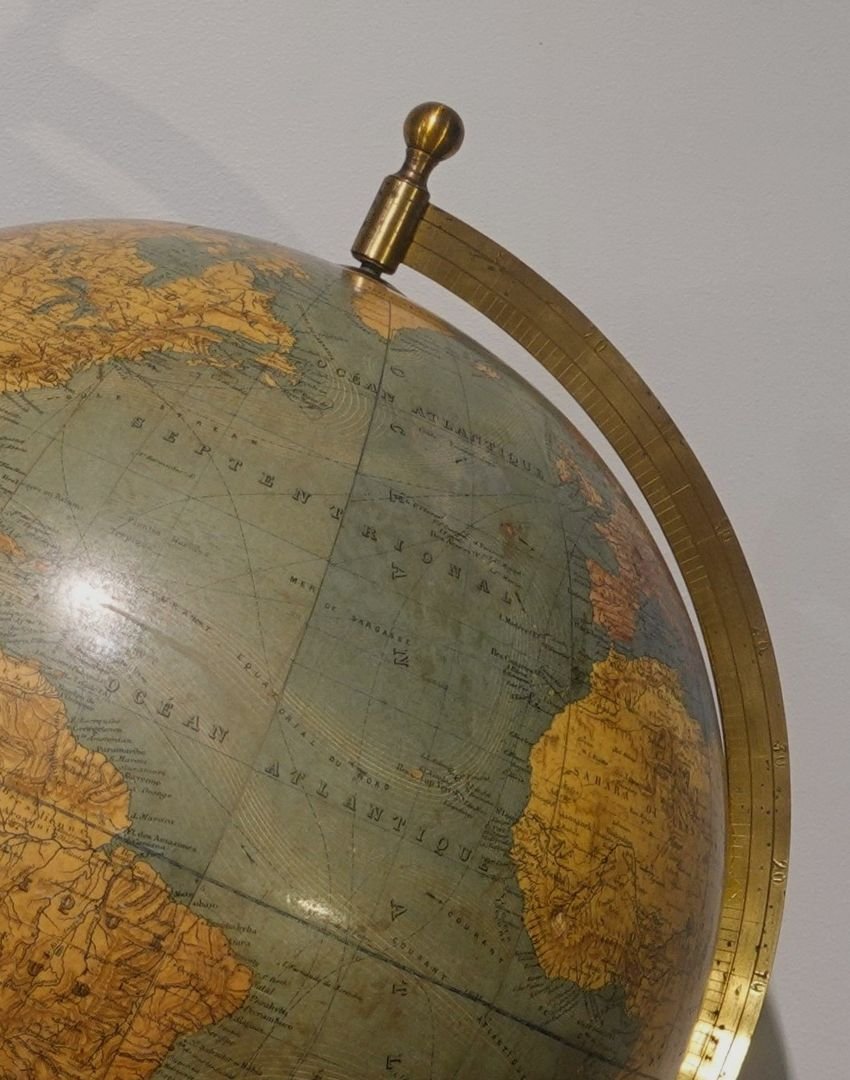 Grand globe terrestre par Charles PERIGOT (1828-1885)-photo-3