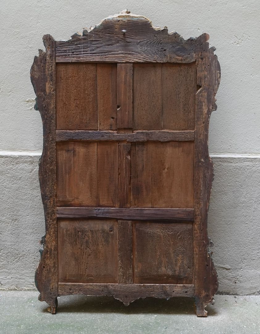 18th-century Giltwood Mirror-photo-4