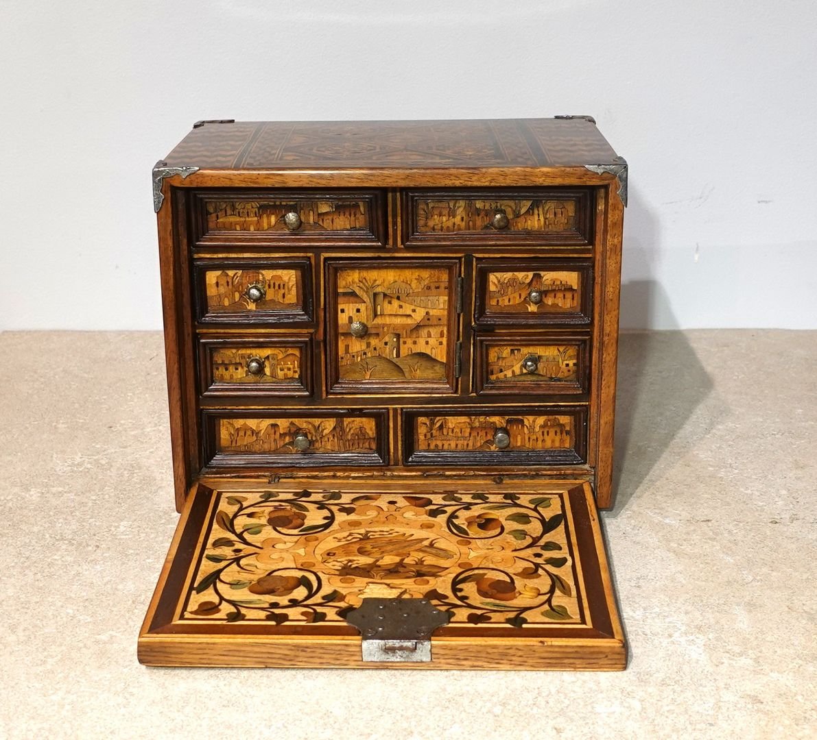 Cabinet Augsbourg d'époque XVII°-photo-2