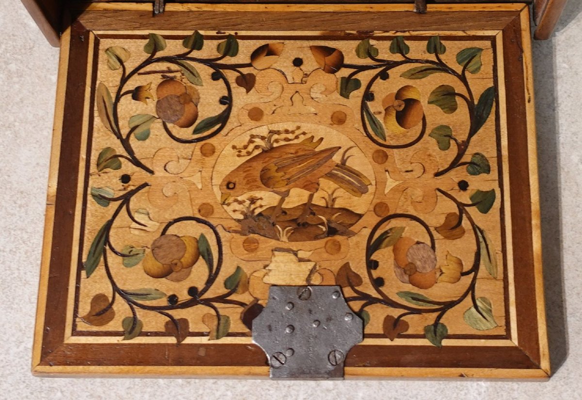 Cabinet Augsbourg d'époque XVII°-photo-1