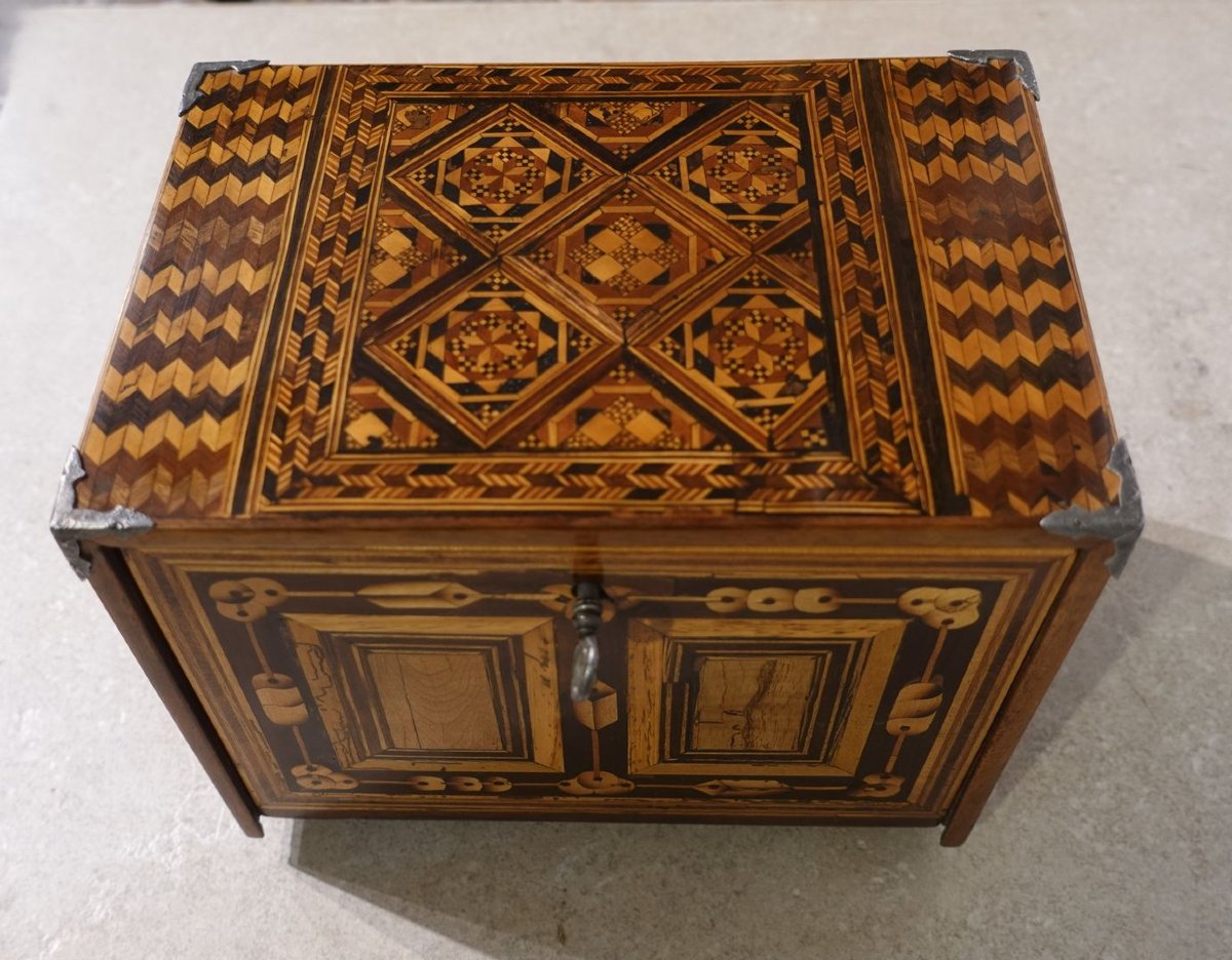 Cabinet Augsbourg d'époque XVII°-photo-4