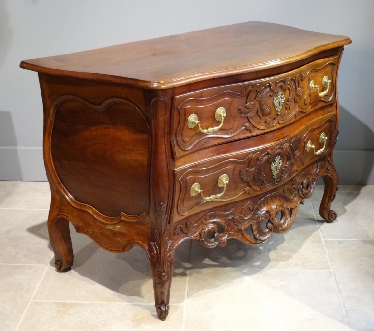 French "provence" Louis XV Commode 18th Century-photo-2