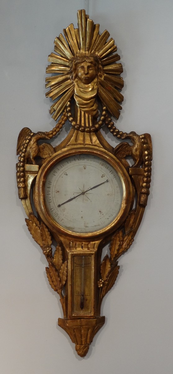 Baromètre thermomètre Louis XVI d'époque XVIII°