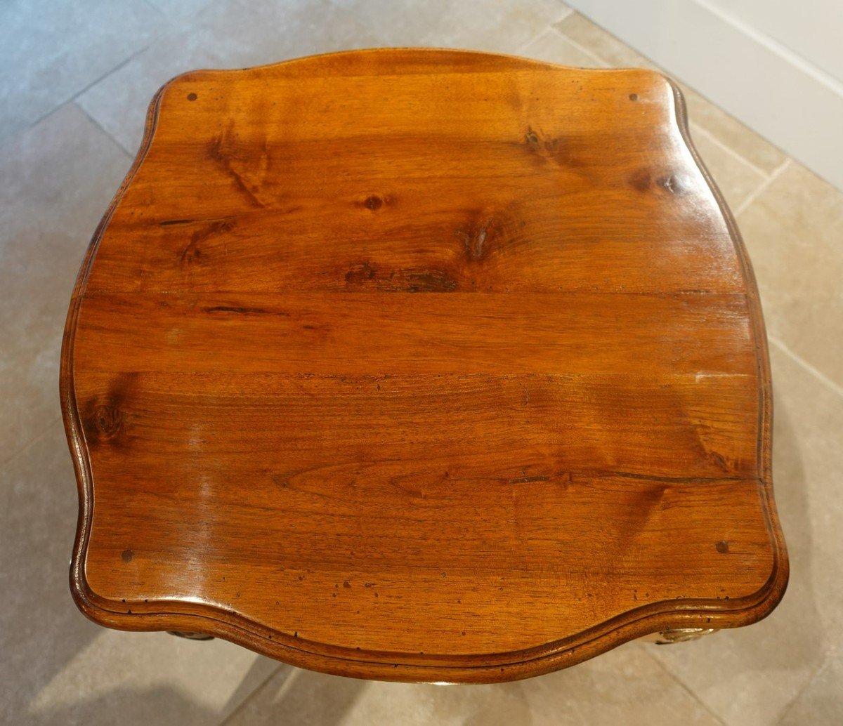 Louis XV Table, In Walnut, 18th Century, Lyon-photo-2