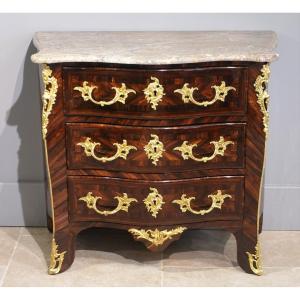 Commode Estampillée A. Criaerd en bois de violette -  Époque Régence