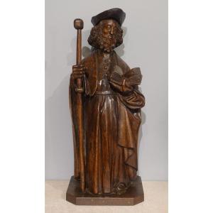 Statue Of Saint James From The 15th Century – Burgundy
