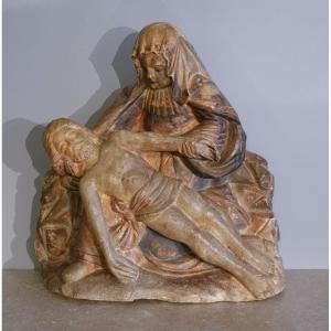 Pietà ou Vierge de Pitié – École Bourguignonne - XV° siècle