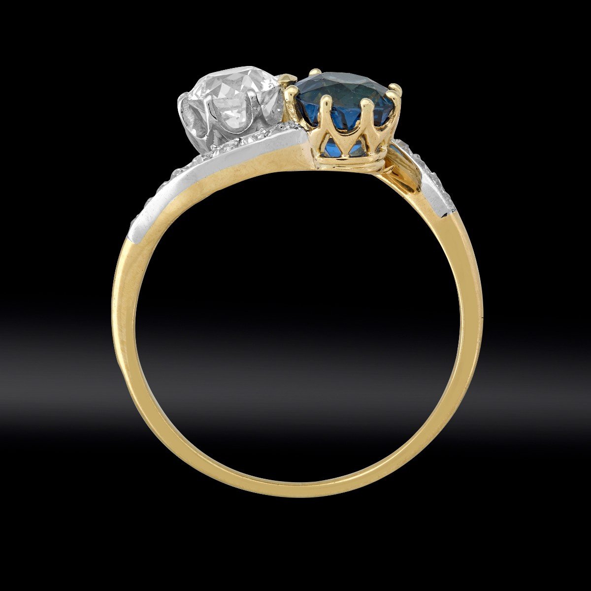 “you And Me” Sapphire And Diamond Ring-photo-3