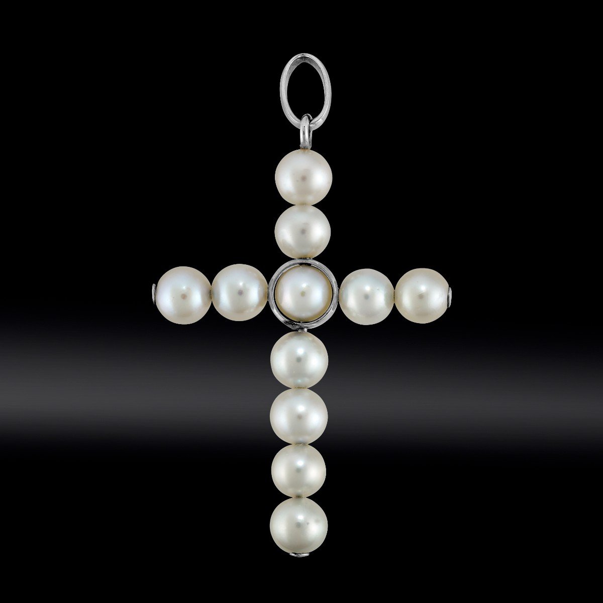 Beaded Cross Pendant