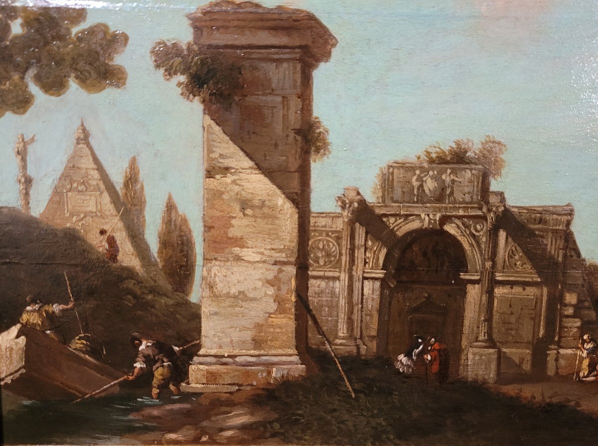 “arcadian View Of The Venetian Hinterland” Author: Giovanni Migliara-photo-2