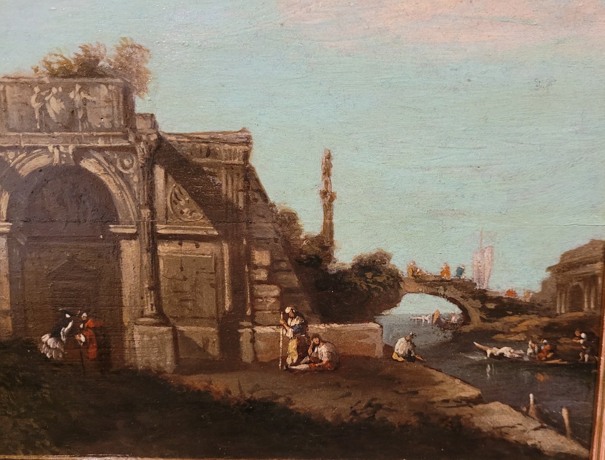 “arcadian View Of The Venetian Hinterland” Author: Giovanni Migliara-photo-3