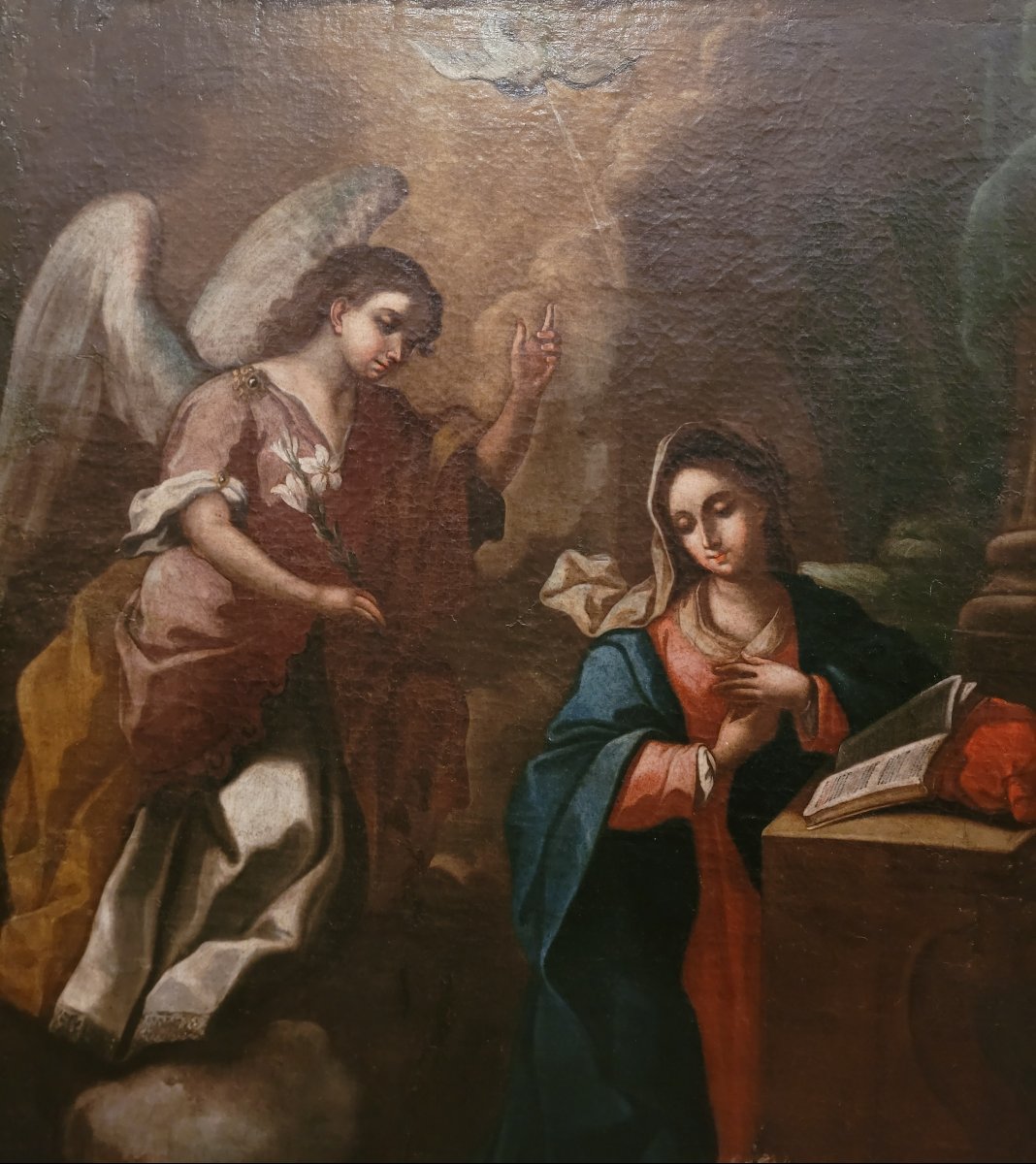 « L’Annonciation »  Époque : XVIIe–XVIIIe siècle-photo-2