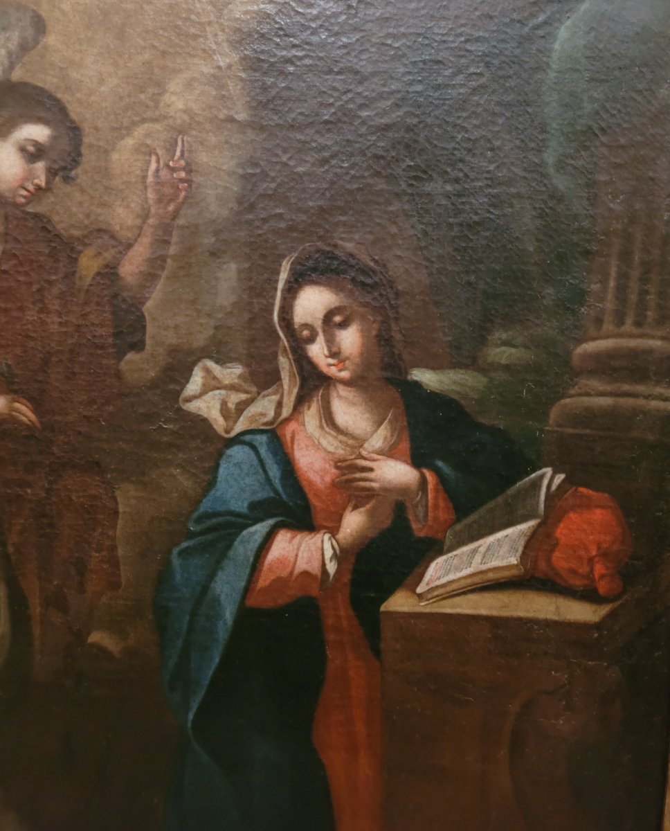 « L’Annonciation »  Époque : XVIIe–XVIIIe siècle-photo-3
