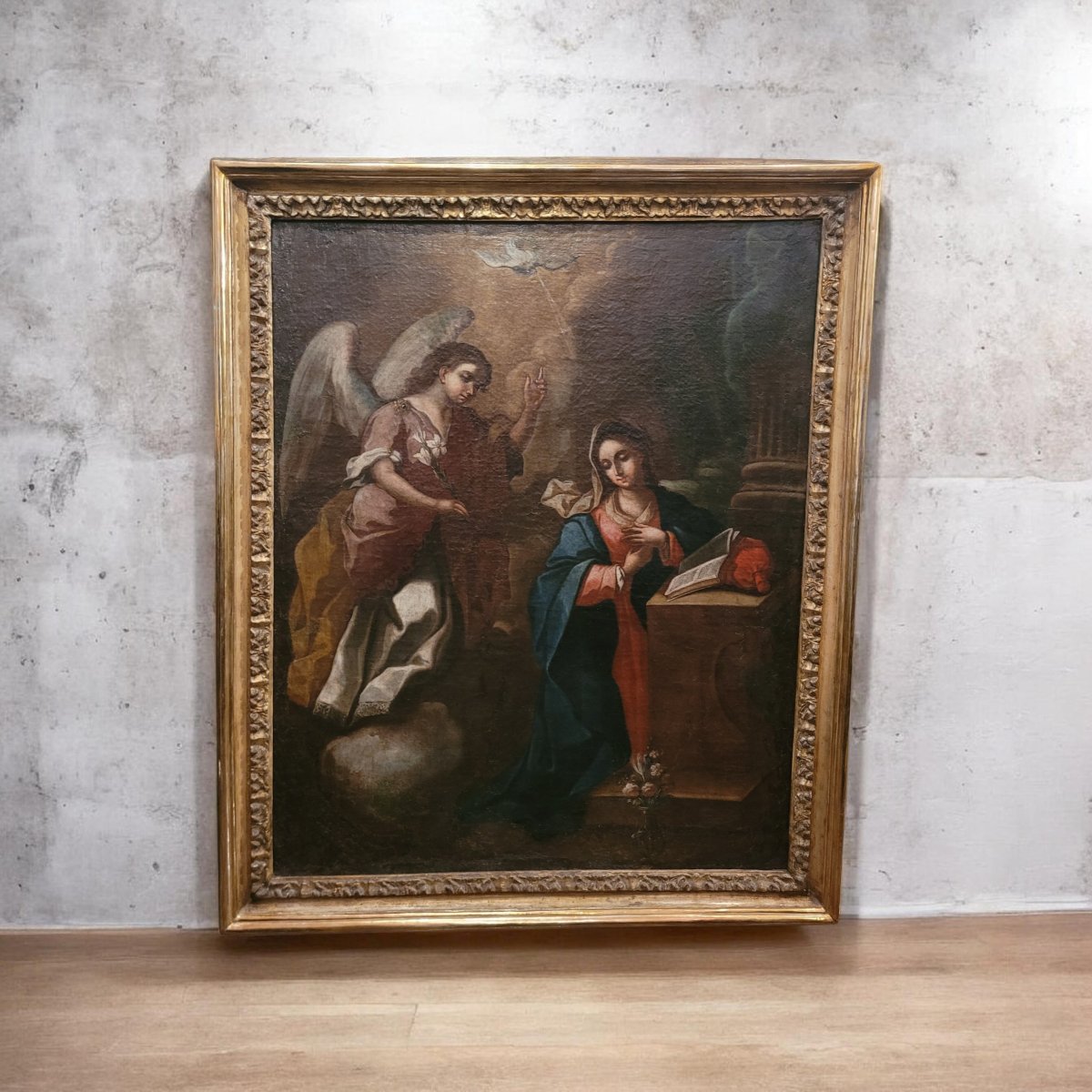 « L’Annonciation »  Époque : XVIIe–XVIIIe siècle
