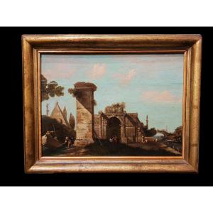 « Vue arcadienne de l'arrière-pays vénitien »  Auteur : Giovanni Migliara