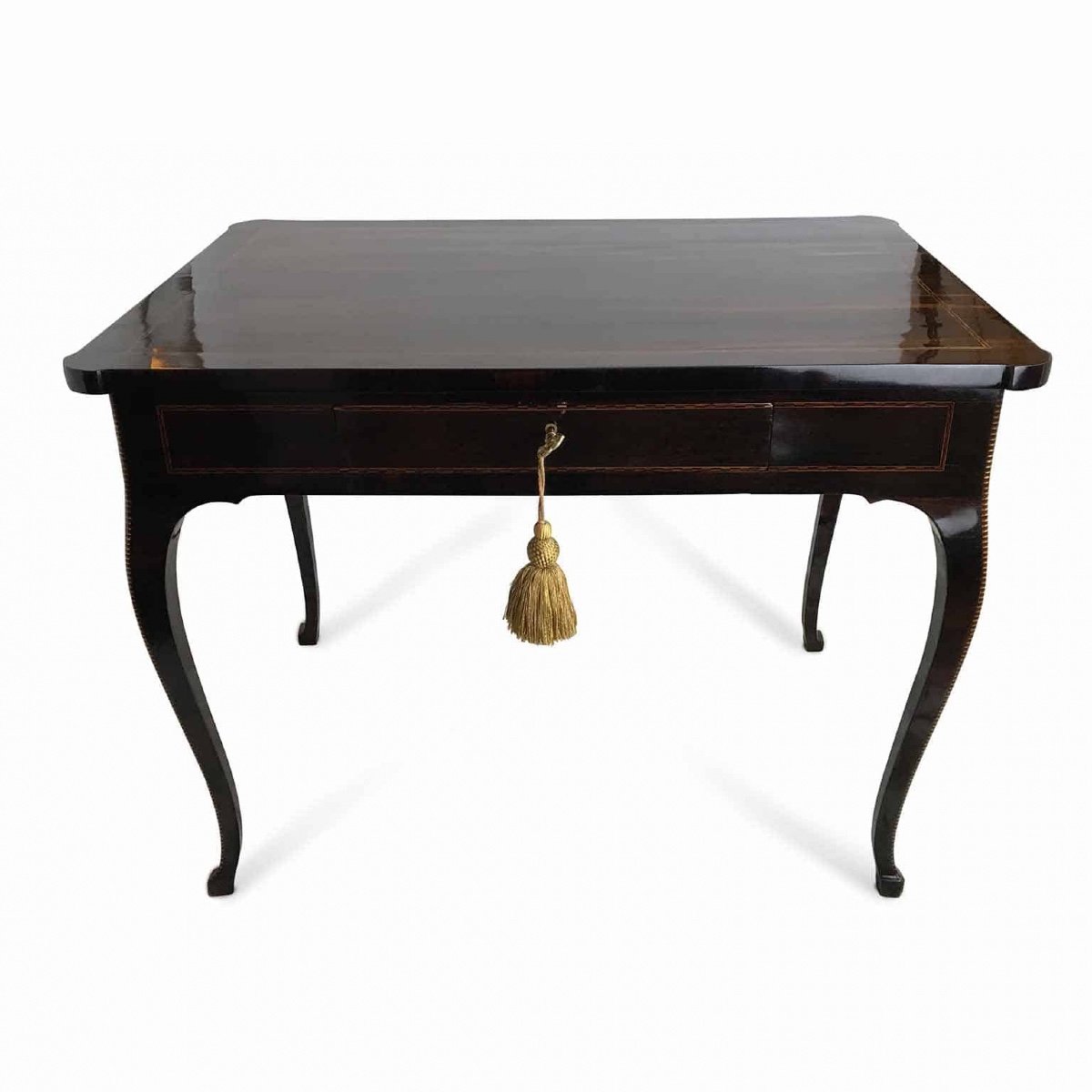 18th Century Italian Center Table Tuscan Louis XV Rosewood Desk