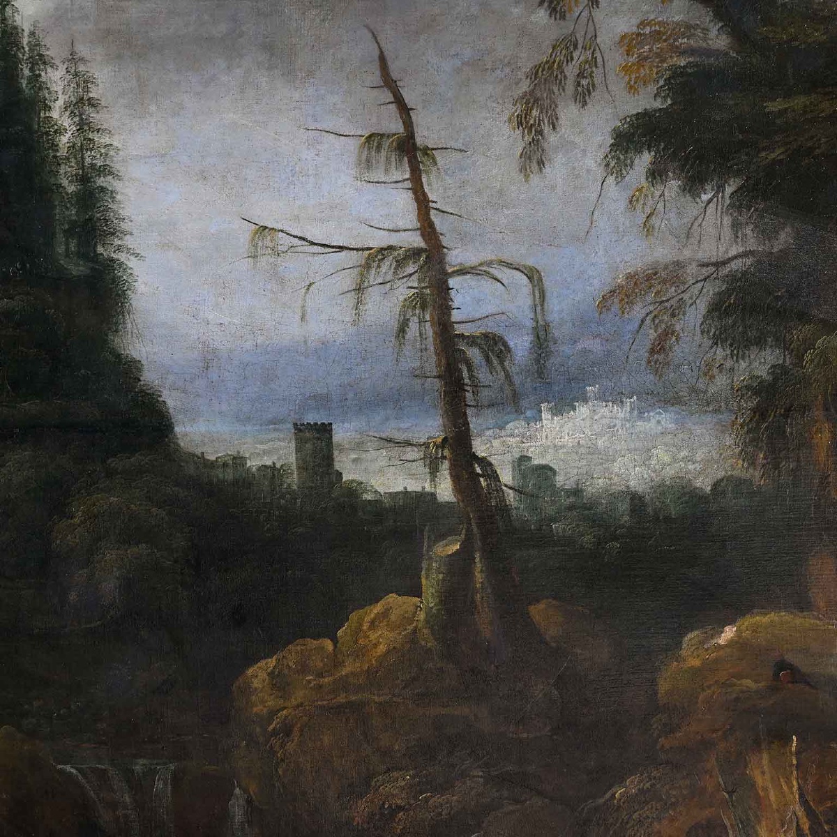 18th Century Large Size Landscape Italian Venetian School -photo-4