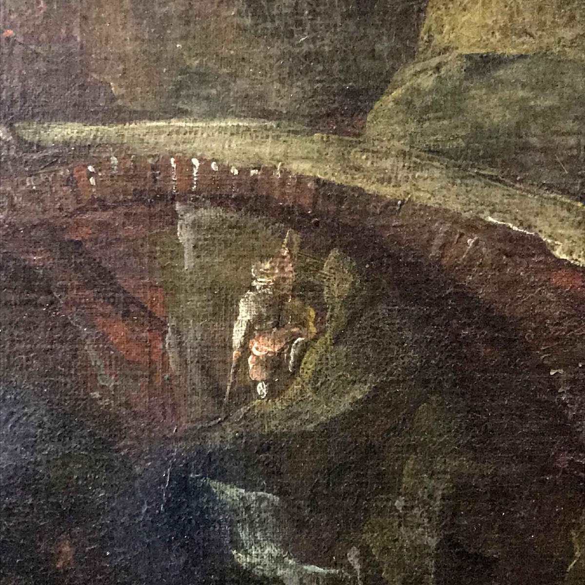 18th Century Large Size Landscape Italian Venetian School -photo-6
