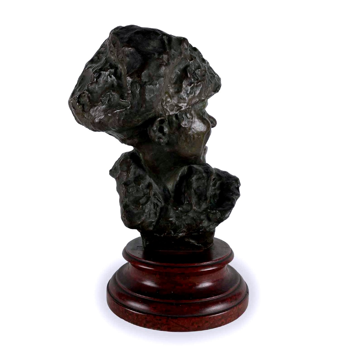 Medardo Rosso Gavroche Or The Mischief Italian Impressionist Bronze Sculpture Of A Laughing Boy