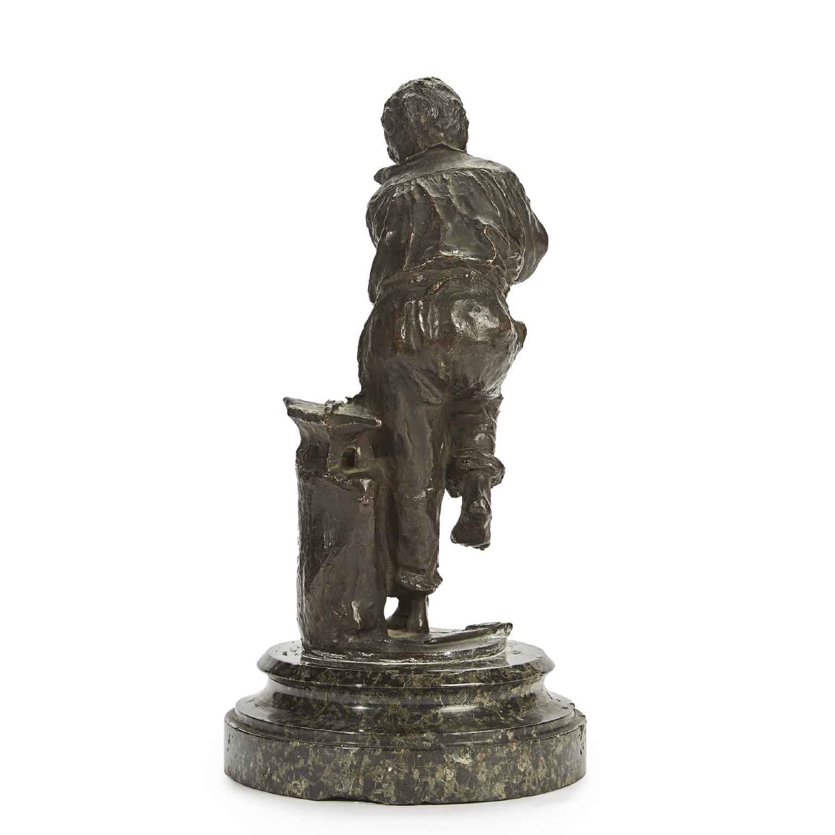 Paire De Forgerons Italienne En Bronze Debut 20ème-photo-2