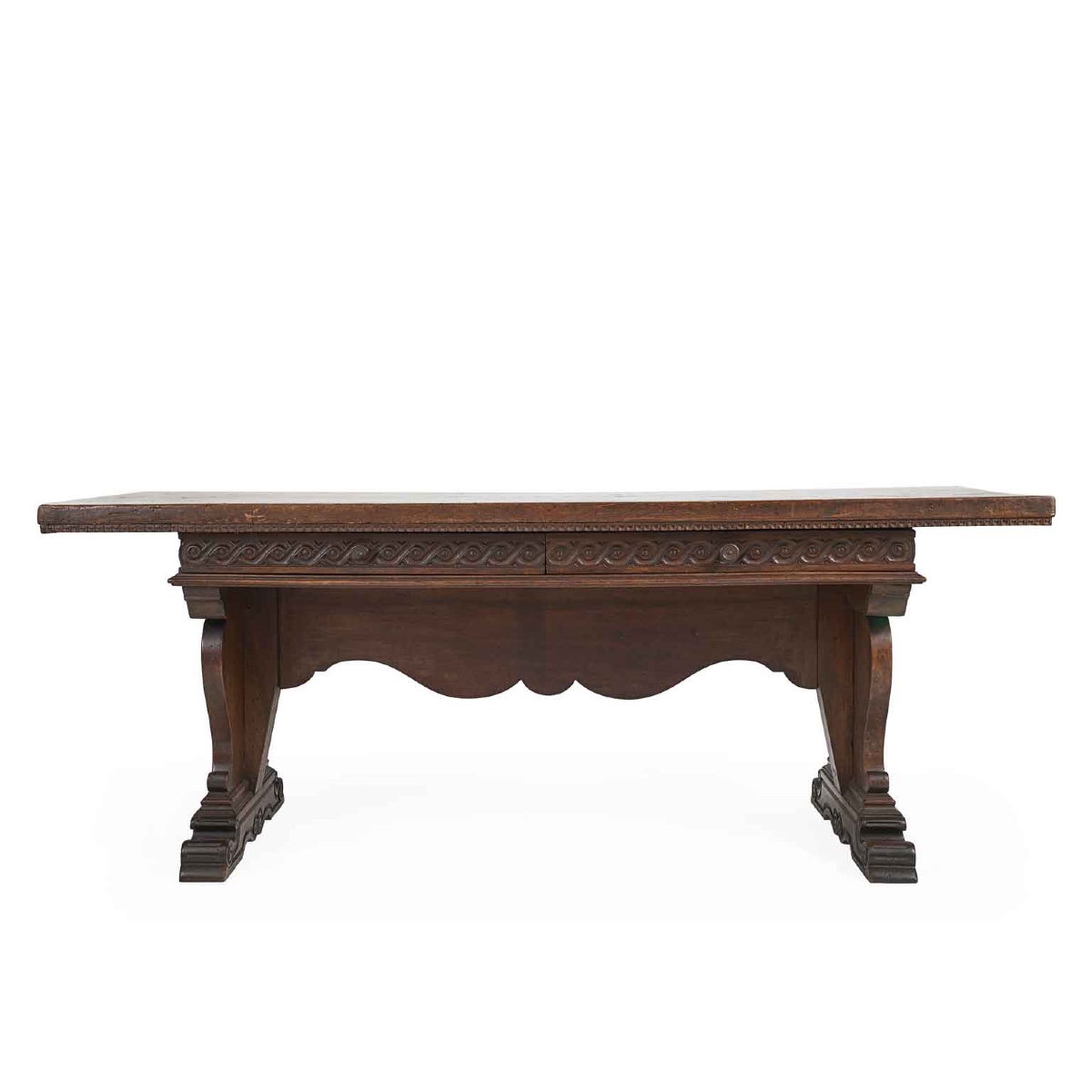 Table De Salle à Manger Ennoyer Avec Tiroirs 19ème