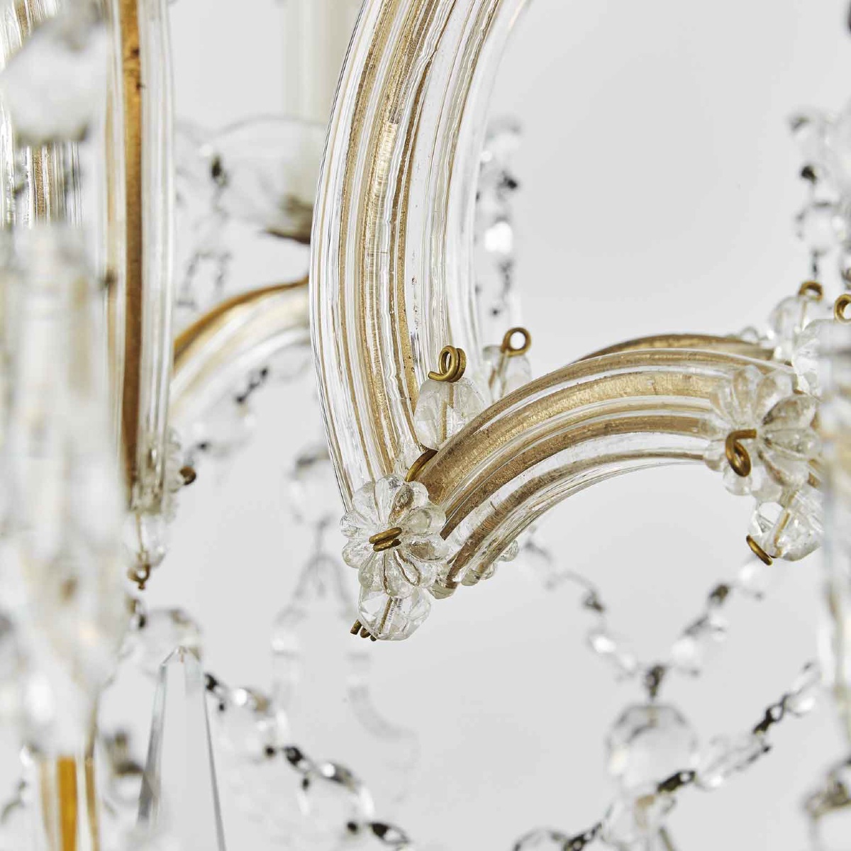 Italian Crystal Chandelier Maria Theresa Eleven-light Pendant 1950 Circa-photo-6
