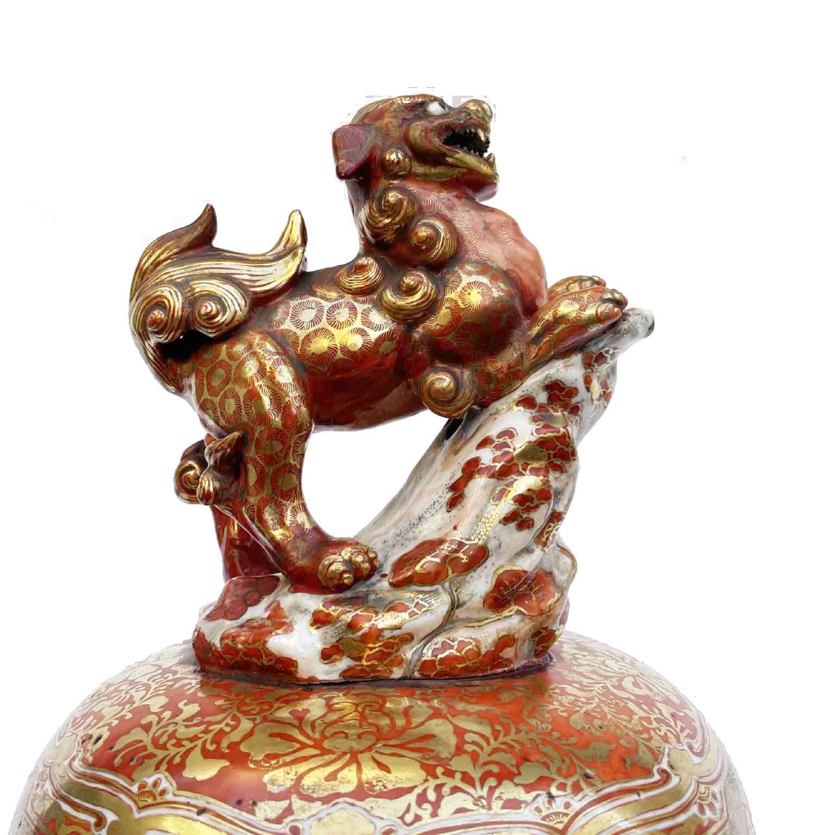 Grand Vase En Porcelaine Kutani Période Meiji Fin  19ème-photo-6