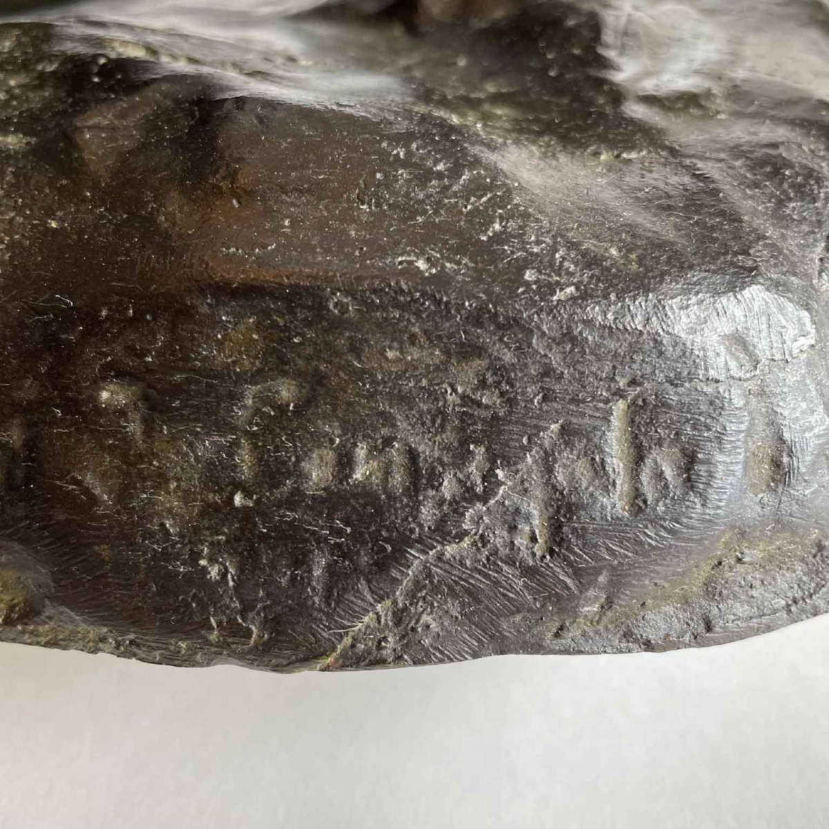 Statue En Bronze De Gladiateur Par Un Maître Du 20ème-photo-1