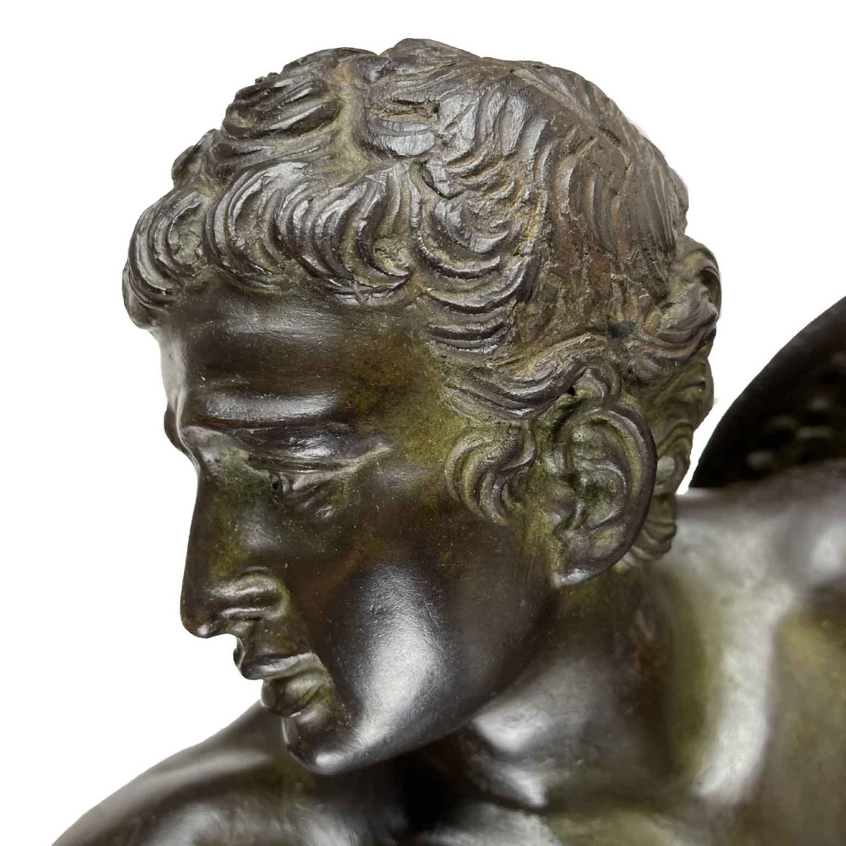 Statue En Bronze De Gladiateur Par Un Maître Du 20ème-photo-5