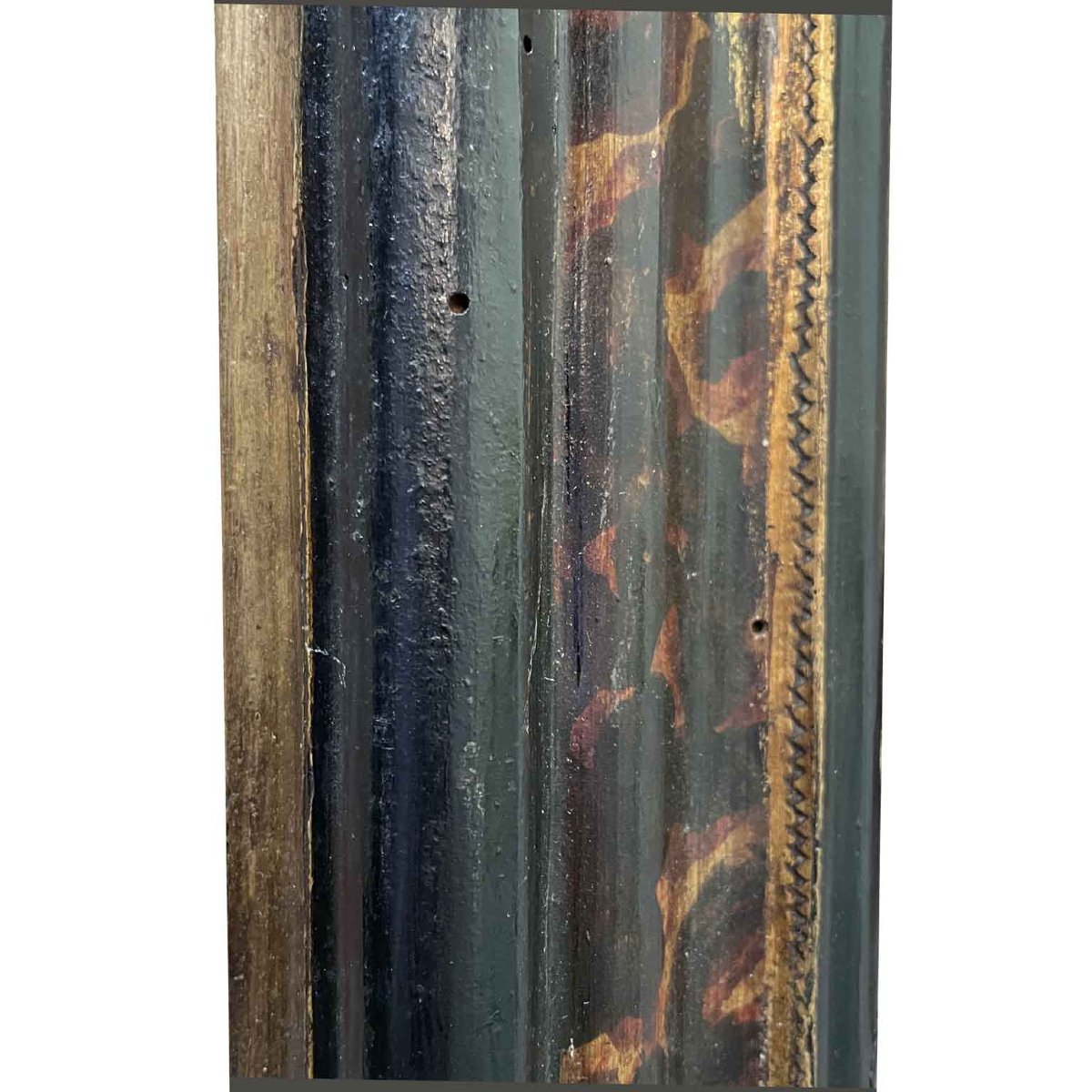 Marchigiana Faux Tortoise Frame With Gilded Corners And Graffiti-photo-3