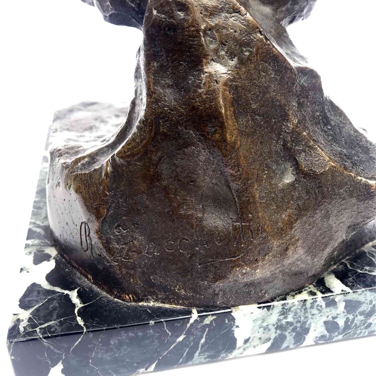20th Century Bronze Casting Child Figure Signed Zacchetti-photo-3