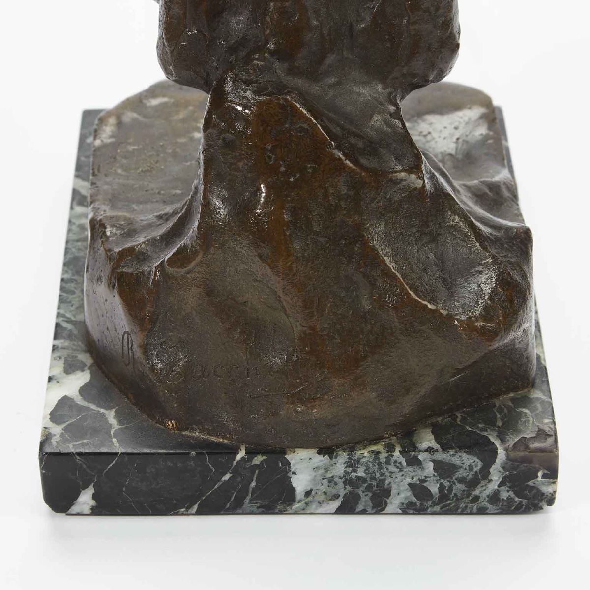 20th Century Bronze Casting Child Figure Signed Zacchetti-photo-6